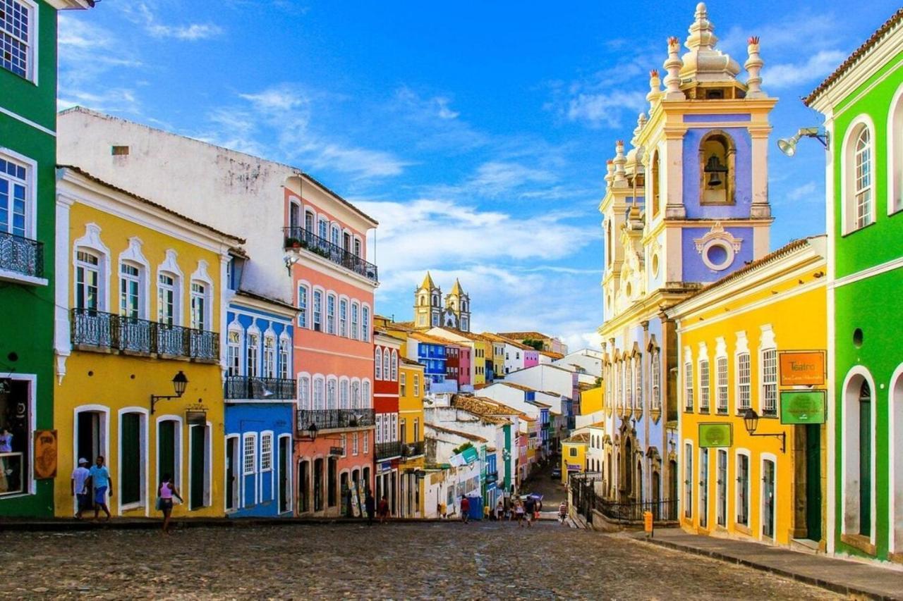 Flat Atlatic City Apart Hotel Barra Ondina Em Salwador Zewnętrze zdjęcie